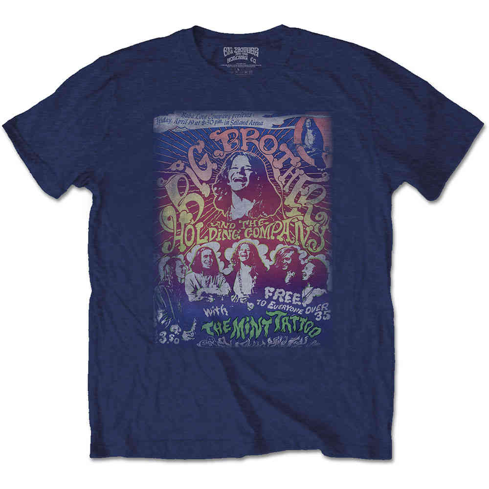 Big Brother And The Holding Company - Selland Arena Tshirt Homme - Bleu